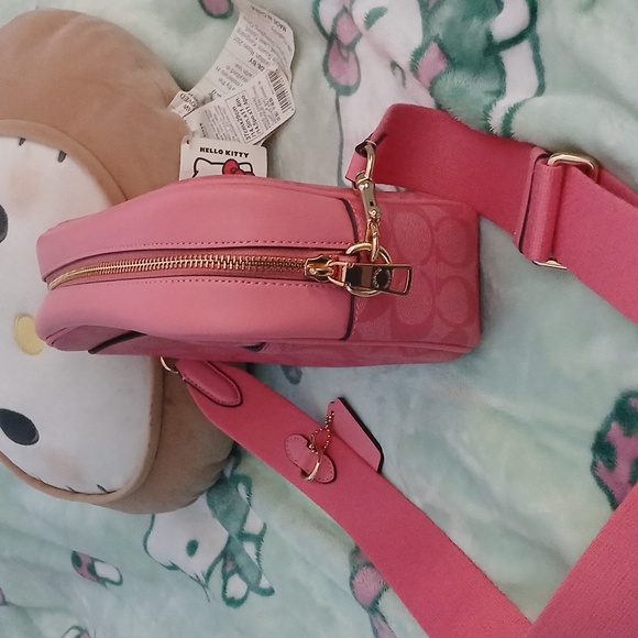 Authentic Coach Jamie Signature Canvas Camera Crossbody Bag - Picture 4 of 7